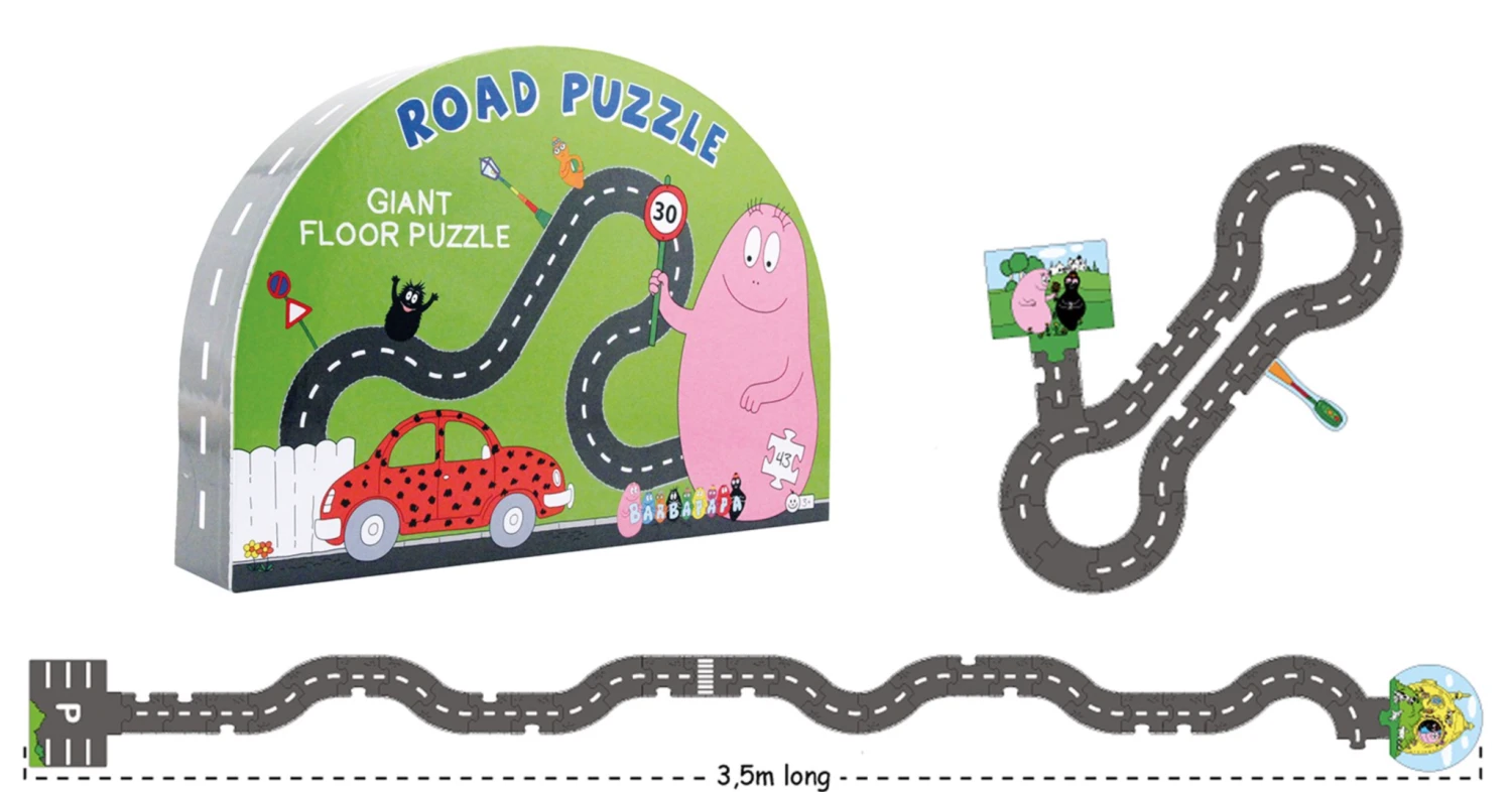 Barbapapa - Vloerpuzzel - 43 Stukjes 4 Barbapapa - Vloerpuzzel - 43 Stukjes - Afbeelding 2