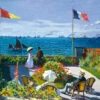 Bluebird Puzzle Claude Monet - Terras In Sainte-Adresse - Puzzel Van 3000 Stukjes
