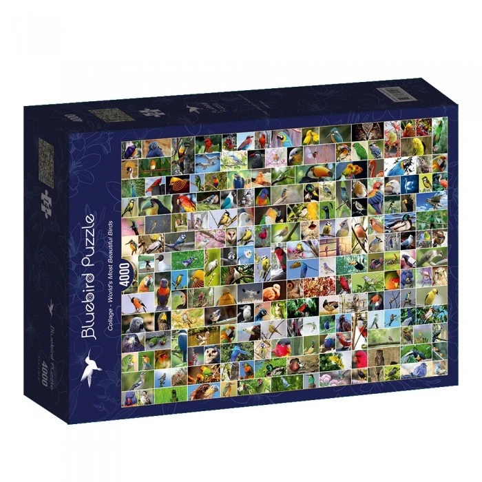 Bluebird Puzzle Collage - 's Werelds Mooiste Vogels - Puzzel Van 4000 Stukjes 4 Bluebird Puzzle Collage - 's Werelds Mooiste Vogels - Puzzel Van 4000 Stukjes - Afbeelding 2