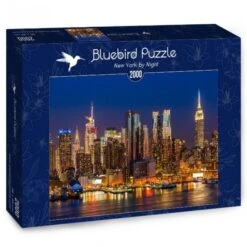 Bluebird Puzzle New York By Night - Puzzel Van 2000 Stukjes