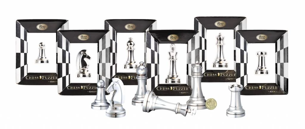 Cast Puzzle Koningin Zilver - Schaakstuk - Cast Breinbreker 5 Cast Puzzle Koningin Zilver - Schaakstuk - Cast Breinbreker - Afbeelding 3