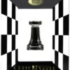 Cast Puzzle Toren Zwart- Schaakstuk - Cast Breinbreker -Puzzelwinkel cast puzzle toren zwart schaakstuk cast breinbreke
