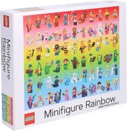 Chronicle Books LEGO - Minifigure Rainbow - Puzzel - 1000 Stukjes -Puzzelwinkel chronicle books lego minifigure rainbow puzzel 100 2