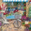 Cobble Hill Fiets Bij De Bloemenwinkel - Puzzel Van 275 XXL Stukjes