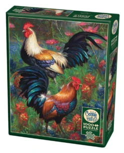 Cobble Hill Hanen Tussen De Bloemen - Puzzel Van 1000 Stukjes 5 Cobble Hill Hanen Tussen De Bloemen - Puzzel Van 1000 Stukjes -Puzzelwinkel cobble hill hanen tussen de bloemen puzzel van 100 1