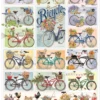 Cobble Hill Kleurrijke Fietsen - Puzzel Van 1000 Stukjes