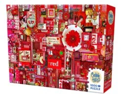 Cobble Hill Rood - Puzzel Van 1000 Stukjes -Puzzelwinkel cobble hill rood puzzel van 1000 stukjes 1