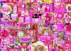 Cobble Hill Roze - Puzzel Van 1000 Stukjes