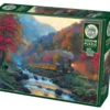 Cobble Hill Smoky Train - Puzzel Van 1000 Stukjes -Puzzelwinkel cobble hill smoky train puzzel van 1000 stukjes