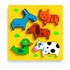 Djeco Als Kat En Hond - Houten Puzzel - 5 Stukjes -Puzzelwinkel djeco als kat en hond houten puzzel 5 stukjes