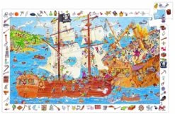 Djeco De Piraten In Aanval - Puzzel Van 100 Stukjes