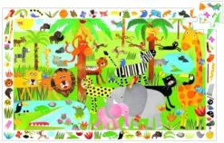 Djeco Drukte In De Jungle - Puzzel Van 35 Stukjes
