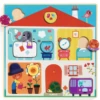 Djeco HOUTEN Puzzel - Swapy - 10 Stukjes -Puzzelwinkel djeco houten puzzel swapy 10 stukjes