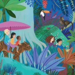 Djeco Wandeling Van De Kinderen - 200 Stukjes -Puzzelwinkel djeco wandeling van de kinderen 200 stukjes 1