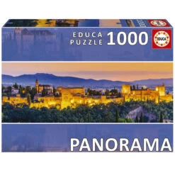 Educa Alhambra, Granada - Puzzel 1000 Stukjes - Panorama