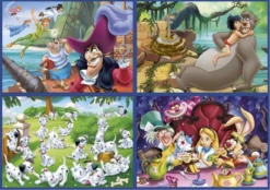 Educa Disney Klassiekers - 4 Puzzels Van 50 / 80 / 100 / 150 Stukjes -Puzzelwinkel educa disney klassiekers 4 puzzels van 50 80 100 1 1