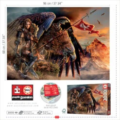 Educa Eagle Rider - Puzzel Van 2000 Stukjes -Puzzelwinkel educa eagle rider puzzel van 2000 stukjes 2