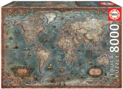 Educa Historische Wereldkaart - Puzzel Van 8000 Stukjes