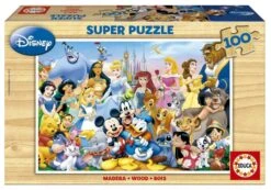 Educa HOUT: De Magische Wereld Van Disney - 100 Stukjes