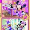 Educa HOUT: Minnie And The Happy Helpers - 2 Puzzels X 25 Stukjes -Puzzelwinkel educa hout minnie and the happy helpers 2 puzzels