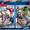 Educa Marvel Mania - 2 X 500 Stukjes Legpuzzel -Puzzelwinkel educa marvel mania 2 x 500 stukjes legpuzzel