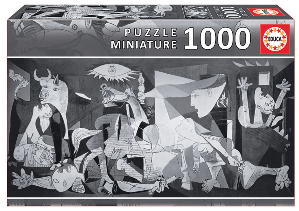 Educa Miniatuur Puzzel - Guernica - 1000 Stukjes 4 Educa Miniatuur Puzzel - Guernica - 1000 Stukjes - Afbeelding 2