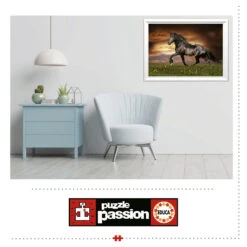 Educa Paard In Draf - Puzzel 1000 Stukjes -Puzzelwinkel educa paard in draf puzzel 1000 stukjes 3