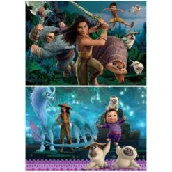 Educa Raya En De Laatste Draak - 2 X 100 Stukjes -Puzzelwinkel educa raya en de laatste draak 2 x 100 stukjes 1