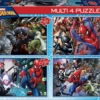 Educa Spiderman - 4 Puzzels Van 50 / 80 / 100 / 150 Stukjes -Puzzelwinkel educa spiderman 4 puzzels van 50 80 100 150 stukje