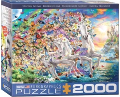 Eurographics Puzzles Eenhoorn Fantasie - Puzzel Van 2000 Stukjes