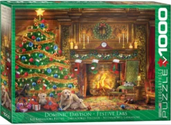 Eurographics Puzzles Feestelijke Labradors - Puzzel Van 1000 Stukjes