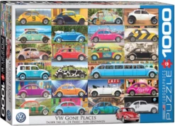 Eurographics Puzzles VW Beetle - Gone Places - Puzzel Van 1000 Stukjes