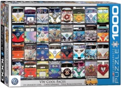 Eurographics Puzzles VW Bus - Cool Faces - Puzzel Van 1000 Stukjes