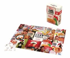 Gibsons Kellogg's Cornflakes Dubbelzijdig Puzzel - 500 Stukjes -Puzzelwinkel gibsons kelloggs cornflakes dubbelzijdig puzzel 50 2