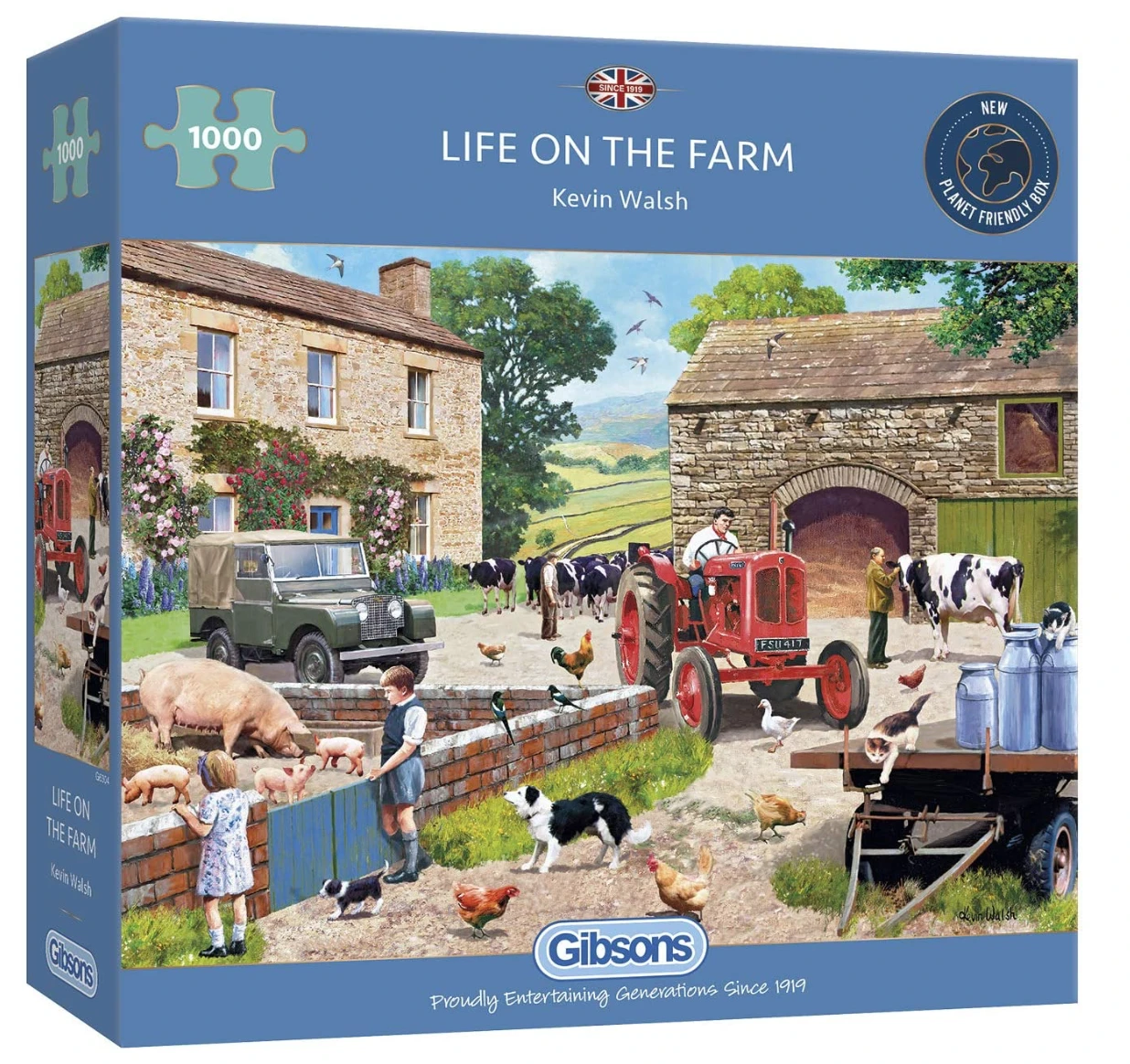 Gibsons Leven Op De Boerderij - Puzzel Van 1000 Stukjes 4 Gibsons Leven Op De Boerderij - Puzzel Van 1000 Stukjes - Afbeelding 2