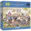 Gibsons Mad Catter's Tea Party - Puzzel Van 250XL Stukjes -Puzzelwinkel gibsons mad catters tea party puzzel van 250xl stu