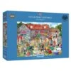 Gibsons Pots & Penny Farthings - Puzzel Van 2000 Stukjes -Puzzelwinkel gibsons pots penny farthings puzzel van 2000 stukj