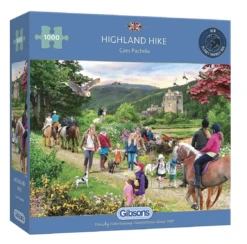 Gibsons Wandeling In De Schotse Hoogland - Puzzel Van 1000 Stukjes