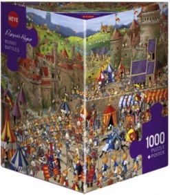 Heye Bunny Battle - Ruyer - Puzzel Van 1000 Stukjes -Puzzelwinkel heye bunny battle ruyer puzzel van 1000 stukjes 1