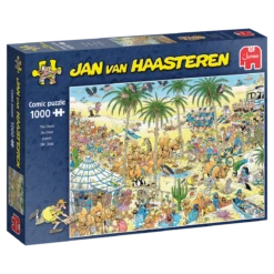 Jumbo De Oase - Jan Van Haasteren - 1000 Stukjes -Puzzelwinkel jumbo de oase jan van haasteren 1000 stukjes 2