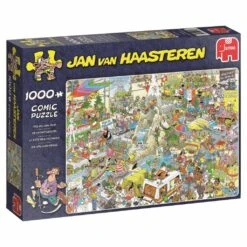 Jumbo De Vakantiebeurs - Jan Van Haasteren - 1000 Stukjes -Puzzelwinkel jumbo de vakantiebeurs jan van haasteren 1000 stuk 2