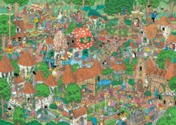 Jumbo Efteling - Het Sprookjesbos - Jan Van Haasteren - 20045 - 1000 Stukjes -Puzzelwinkel jumbo efteling het sprookjesbos jan van haasteren 2