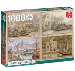 Jumbo Kanaalboten - Anton Pieck - 1000 Stukjes