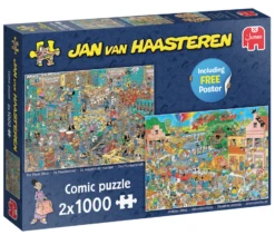 Jumbo Muziekwinkel / Vakantiekriebels - JvH - 2 Puzzels Van 1000 Stukjes