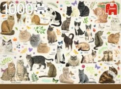 Jumbo Poezenposter - Puzzel Van 1000 Stukjes -Puzzelwinkel jumbo poezenposter puzzel van 1000 stukjes 2