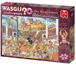 Jumbo Wasgij Destiny Retro 4 - The Wasgij Games! - 1000 Stukjes