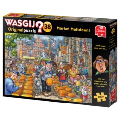 Jumbo Wasgij Original 38 -Market Meltdown - 1000 Stukjes -Puzzelwinkel jumbo wasgij original 38 market meltdown 1000 stuk 2