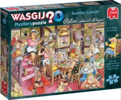 Jumbo Wasgij Retro Mystery 5 - Sunday Lunch! - 1000 Stukjes