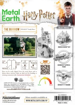 Metal Earth Harry Potter - The Burrow - 3D Puzzel -Puzzelwinkel metal earth harry potter the burrow 3d puzzel 3