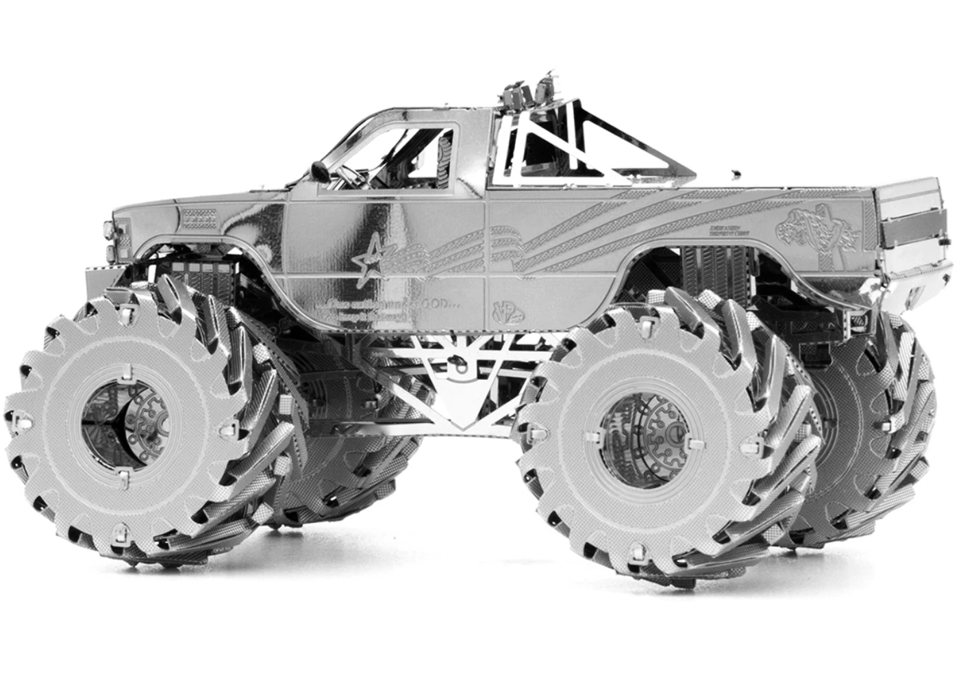 Metal Earth Monster Truck - 3D Puzzel 4 Metal Earth Monster Truck - 3D Puzzel - Afbeelding 2